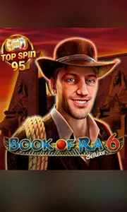 Book of Ra Deluxe 6 Top Spin Max RTP Logo